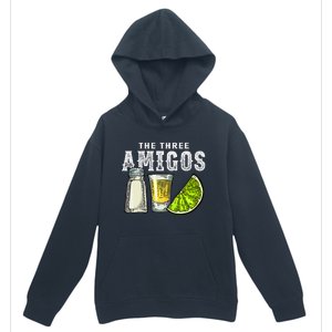 The Three Amigos Lime Salt Tequila Cinco De Mayo Urban Pullover Hoodie