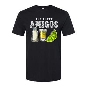 The Three Amigos Lime Salt Tequila Cinco De Mayo Softstyle CVC T-Shirt