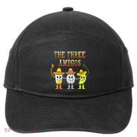The Three Amigos Tequila Salt Lime Cinco De Mayo 7-Panel Snapback Hat