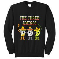 The Three Amigos Tequila Salt Lime Cinco De Mayo Tall Sweatshirt