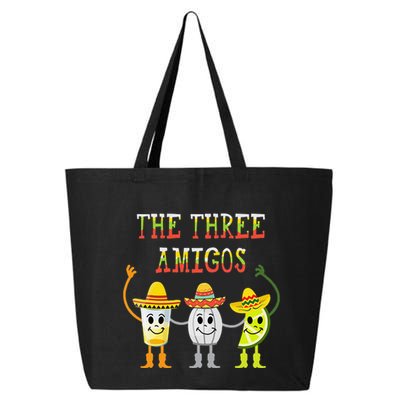The Three Amigos Tequila Salt Lime Cinco De Mayo 25L Jumbo Tote