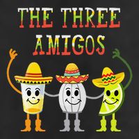 The Three Amigos Tequila Salt Lime Cinco De Mayo 25L Jumbo Tote