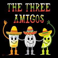The Three Amigos Tequila Salt Lime Cinco De Mayo Tank Top