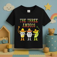 The Three Amigos Tequila Salt Lime Cinco De Mayo Toddler T-Shirt