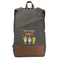 The Three Amigos Tequila Salt Lime Cinco De Mayo Cotton Canvas Backpack