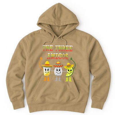 The Three Amigos Tequila Salt Lime Cinco De Mayo Hoodie