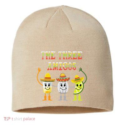 The Three Amigos Tequila Salt Lime Cinco De Mayo Sustainable Beanie