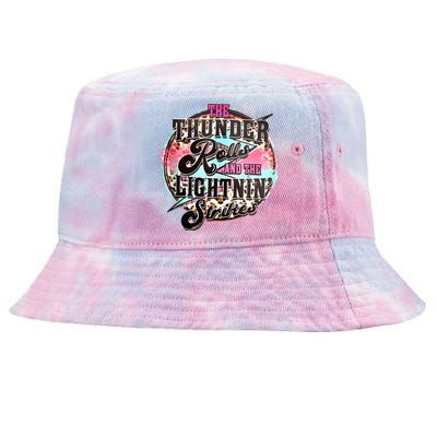 The Thunder And The Lightning Western Rolls And Strikes Tie-Dyed Bucket Hat