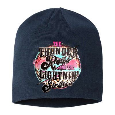 The Thunder And The Lightning Western Rolls And Strikes Sustainable Beanie