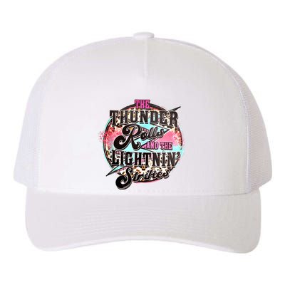 The Thunder And The Lightning Western Rolls And Strikes Yupoong Adult 5-Panel Trucker Hat