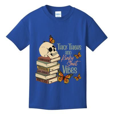 Thick Thighs And Kinky Smut Vibes Kids T-Shirt