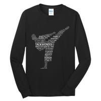 Taekwondo Tall Long Sleeve T-Shirt