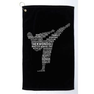 Taekwondo Platinum Collection Golf Towel