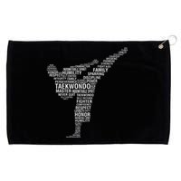 Taekwondo Grommeted Golf Towel