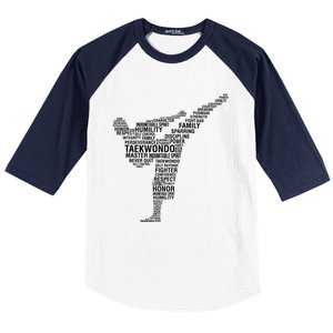 Taekwondo Baseball Sleeve Shirt