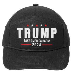 Trump Take America Back 2024 7-Panel Snapback Hat