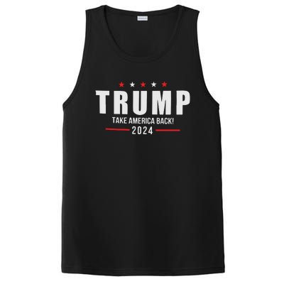 Trump Take America Back 2024 PosiCharge Competitor Tank