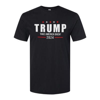 Trump Take America Back 2024 Softstyle CVC T-Shirt