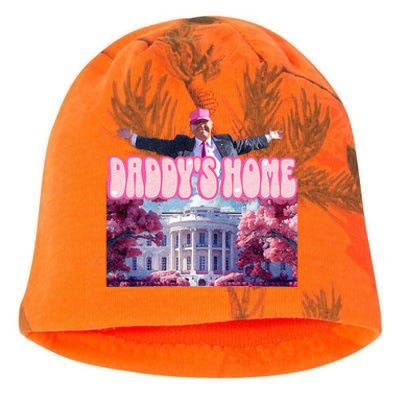 Trump Take America Back Daddy's Home Kati - Camo Knit Beanie