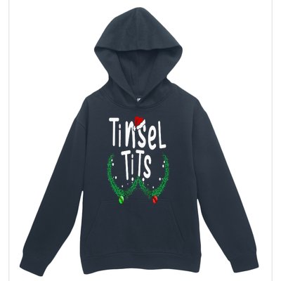 Tinsel Tits And Jingle Balls Funny Matching Christmas Couple Urban Pullover Hoodie