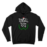 Tinsel Tits And Jingle Balls Funny Matching Christmas Couple Hoodie