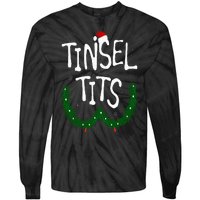 Tinsel Tits And Jingle Balls Funny Matching Christmas Couple Tie-Dye Long Sleeve Shirt