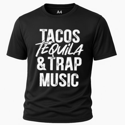 Tacos Tequila And Trap Music Mexican Food Drinking Performance Shirt