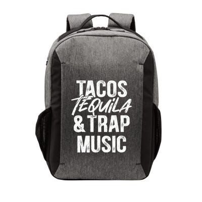 Tacos Tequila And Trap Music Mexican Food Drinking Vector Backpack