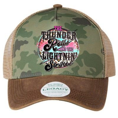 The Thunder And The Lightning Western Rolls And Strikes Legacy Tie Dye Trucker Hat
