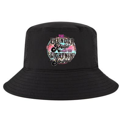 The Thunder And The Lightning Western Rolls And Strikes Cool Comfort Performance Bucket Hat