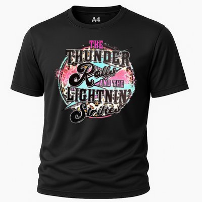 The Thunder And The Lightning Western Rolls And Strikes Performance Shirt