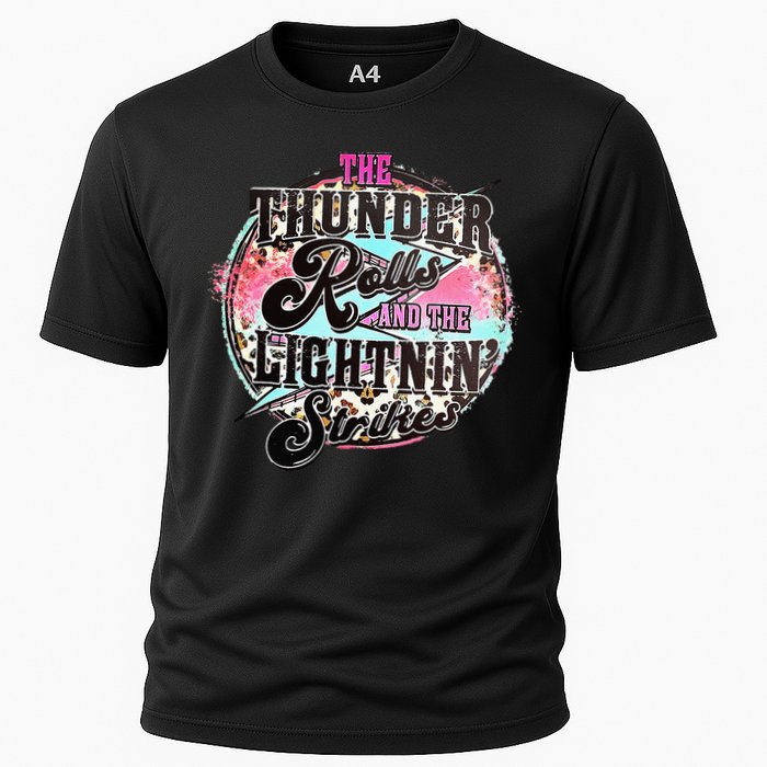 The Thunder And The Lightning Western Rolls And Strikes Performance Shirt