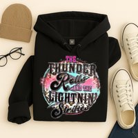 The Thunder And The Lightning Western Rolls And Strikes Hoodie