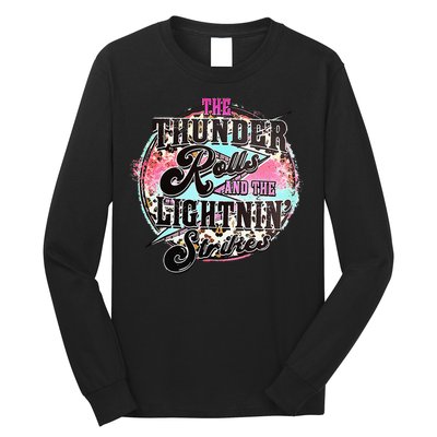 The Thunder And The Lightning Western Rolls And Strikes Long Sleeve Shirt