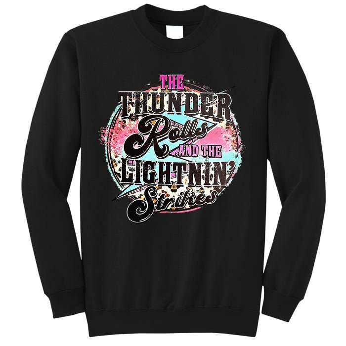 The Thunder And The Lightning Western Rolls And Strikes Sweatshirt