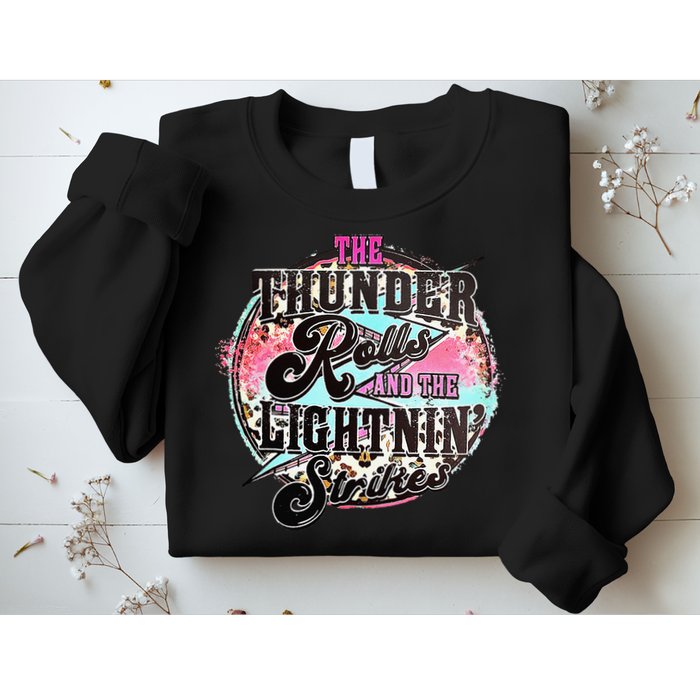 The Thunder And The Lightning Western Rolls And Strikes Sweatshirt
