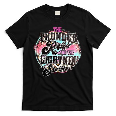 The Thunder And The Lightning Western Rolls And Strikes T-Shirt