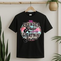 The Thunder And The Lightning Western Rolls And Strikes T-Shirt