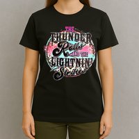 The Thunder And The Lightning Western Rolls And Strikes T-Shirt