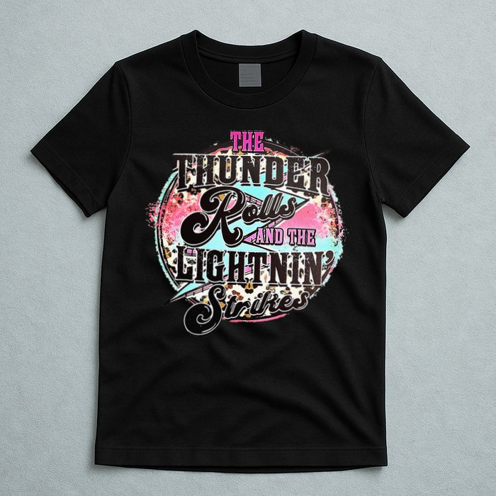 The Thunder And The Lightning Western Rolls And Strikes T-Shirt