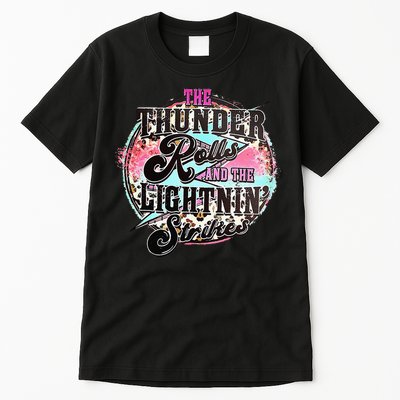 The Thunder And The Lightning Western Rolls And Strikes Tall T-Shirt