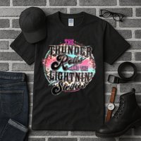 The Thunder And The Lightning Western Rolls And Strikes Tall T-Shirt