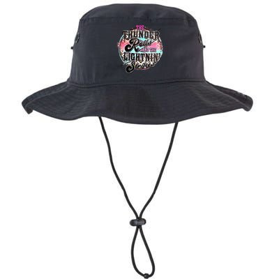 The Thunder And The Lightning Western Rolls And Strikes Bucket Hat