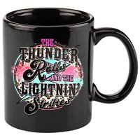 The Thunder And The Lightning Western Rolls And Strikes 11oz C Handle Ceramic Mug