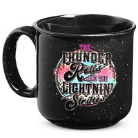 The Thunder And The Lightning Western Rolls And Strikes 15oz Campfire Ceramic Mug