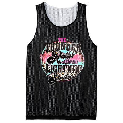 The Thunder And The Lightning Western Rolls And Strikes Mesh Reversible Basketball Jersey Tank