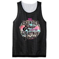 The Thunder And The Lightning Western Rolls And Strikes Mesh Reversible Basketball Jersey Tank