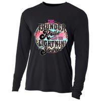 The Thunder And The Lightning Western Rolls And Strikes Cooling Performance Long Sleeve Crew