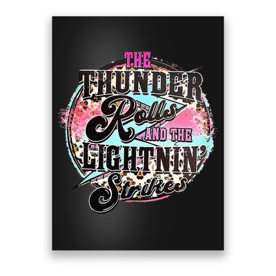 The Thunder And The Lightning Western Rolls And Strikes Poster