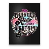 The Thunder And The Lightning Western Rolls And Strikes Poster